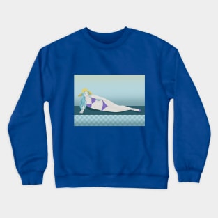 By the pool Crewneck Sweatshirt